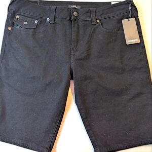 Mens True Religion Ricky Multicolor Black Shorts Size 38 BNWT